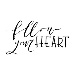 Cute Valentine's day lettering calligraphy composition. Card design.