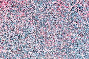 Small colored crushed stone