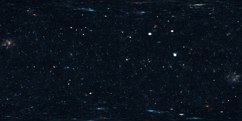 360 degree space background. Mysterious structures of the interstellar molecular clouds. Extreme deep field. Panorama, environment 360° HDRI map. Equirectangular projection © Peter Jurik