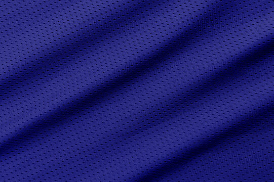 Blue Football, Basketball, Volleyball, Hockey, Rugby, Lacrosse And Handball Jersey Clothing Fabric Texture Sports Wear Background