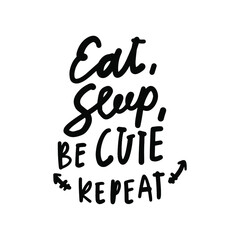  Hand lettering. Baby t-shirt quote