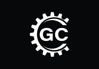 G C Initial Letter Logo design, Graphic Alphabet Symbol for Corporate Business Identity