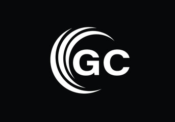 G C Initial Letter Logo design, Graphic Alphabet Symbol for Corporate Business Identity