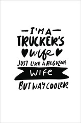t-shirt for trucker's wife, firemans wife