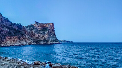 blue sea and rocks