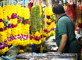 Indian flower offerings