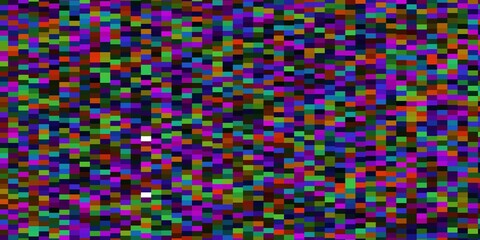 Dark Multicolor vector pattern in square style. Illustration with a set of gradient rectangles. Template for cellphones.