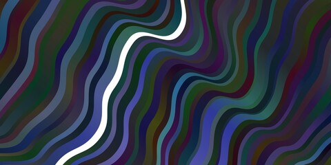 Dark BLUE vector layout with curves.