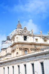 Vatican, Rome, Italy. Part of the famous basilica San Pietro.