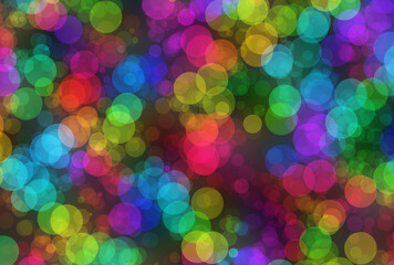 abstract colorful air bubbles holiday bokeh backgrounds