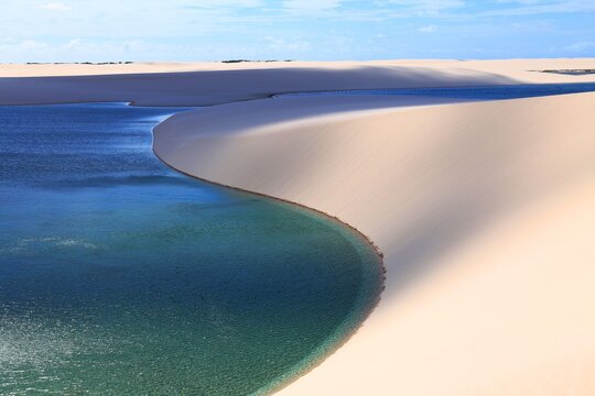 aerial view of the beach