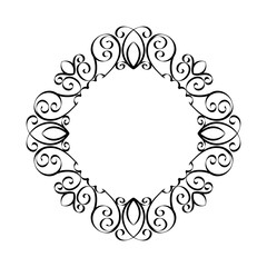 Vintage round frame