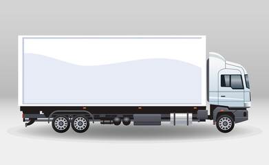 truck white branding isolated icon