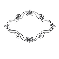 Calligraphic Design Frame