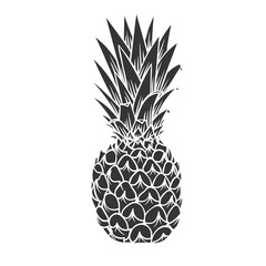 Pineapple glyph icon