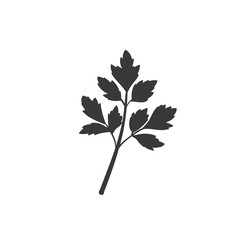 Parsley silhouette icon