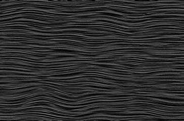 Black paint wavy brush strokes texture background