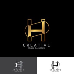 Modern Logo Letter H Vector Design for Brand Identity