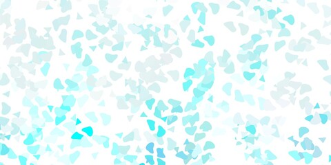 Light blue vector pattern with abstract shapes.