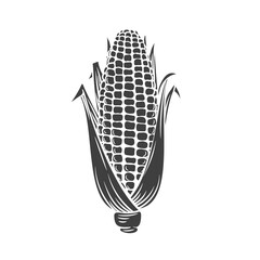 Corn glyph icon