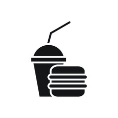 fast food icon vector