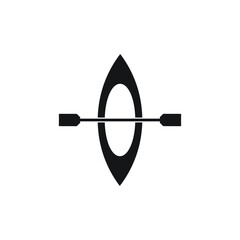 rowing  icon vector