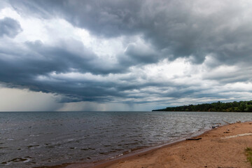 Thunderstorm Over Lake Superior