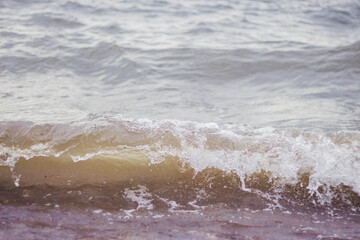 Fototapeta premium Lake Waves Background