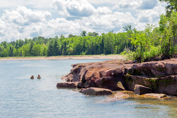 Beautiful Wisconsin Portion of the Lake Superior Shorelines
