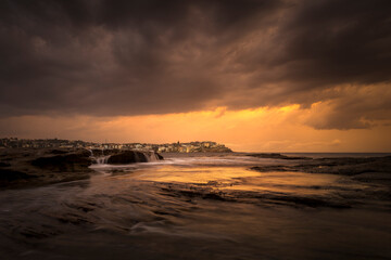 Bondi Beach at sunrise, Sydney Australia