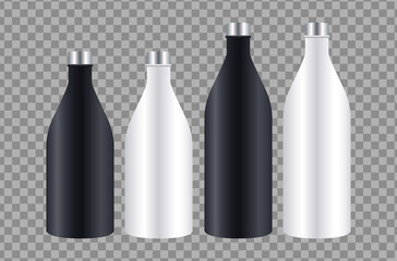 aluminium bottles products branding icons