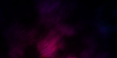 Dark Purple vector layout with wry lines. Colorful illustration in abstract style with bent lines. Design for your business promotion.