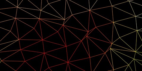 Dark multicolor vector gradient polygon design.