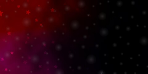 Dark Blue, Red vector pattern with abstract stars. Colorful illustration in abstract style with gradient stars. Pattern for websites, landing pages.
