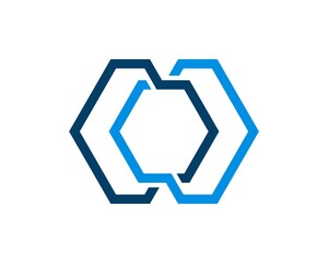 Abstract hexagonal infinity