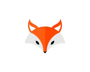 Cute and simple fox head