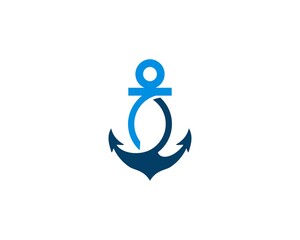 Abstract and simple anchor