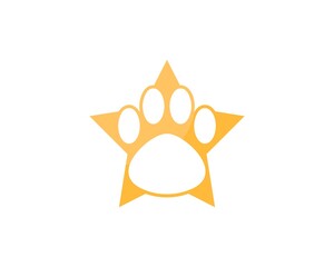 Star shape with pet finger inside