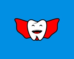 Dracula tooth with happy face