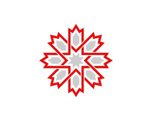Abstract star canada maple