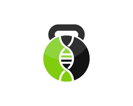 Kettle Bell With DNA Helix In The Middle