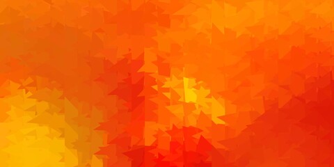 Dark orange vector geometric polygonal wallpaper.