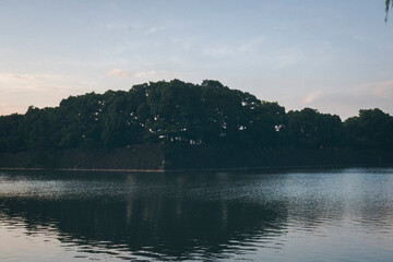 Green park, city of Tokyo Japan.