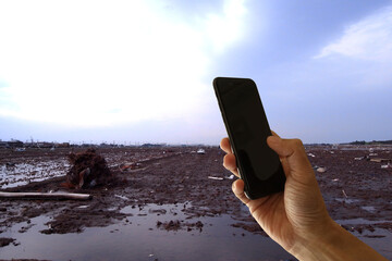 豪雨災害・連絡スマフォ