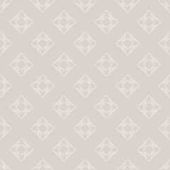 Simple background pattern. Grey seamless geometric pattern: for fabric, tile, interior design or 