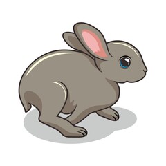 Rabbit Cartoon Bunny Illustration Isolated