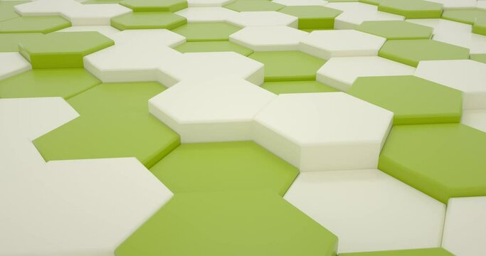 looping hexagon animation background abstract displacement