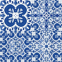 Ceramic tiles azulejo portugal.