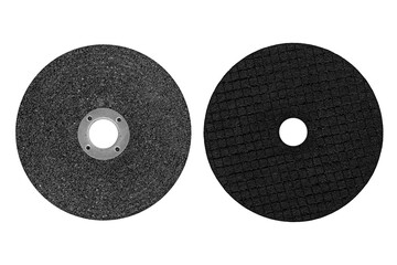 abrasive black discs for grinder on white