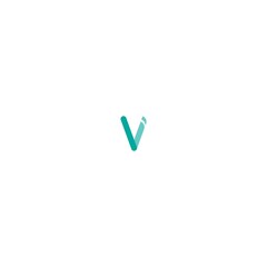 Letter V logo design concept